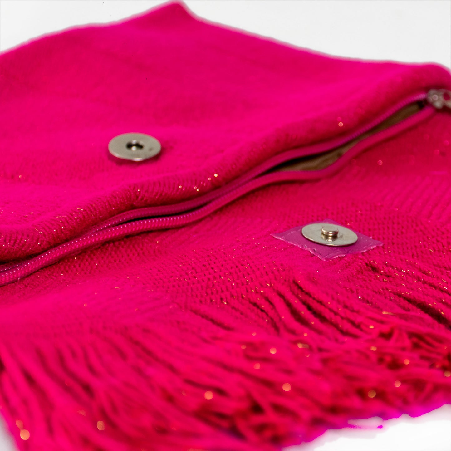 Monte Shiny Clutch - SolAzul Handmade