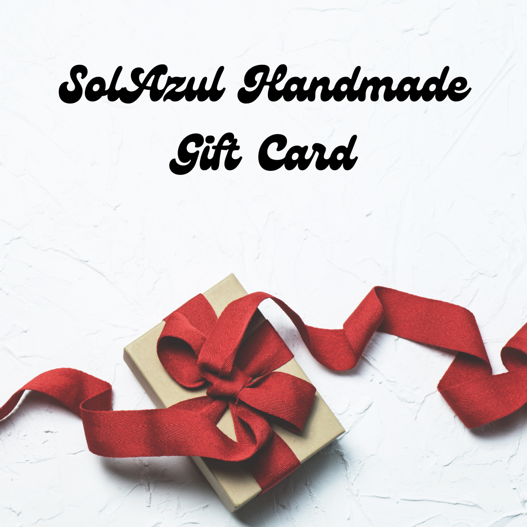 SolAzul Handmade gift card